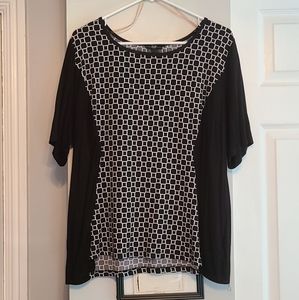 AGB Woman Blouse with short sleeves - 1X